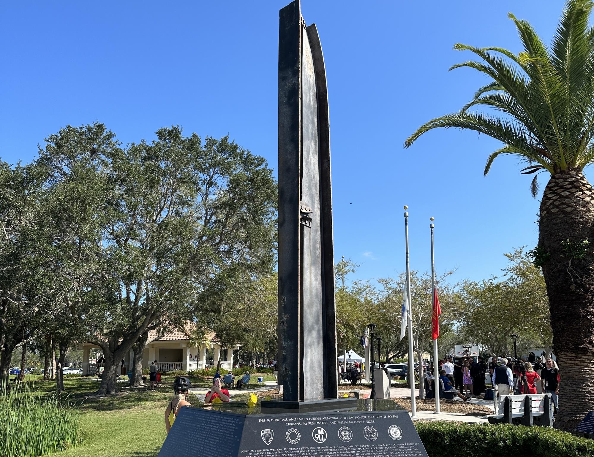 9-11 memorial at Patriots Park for web