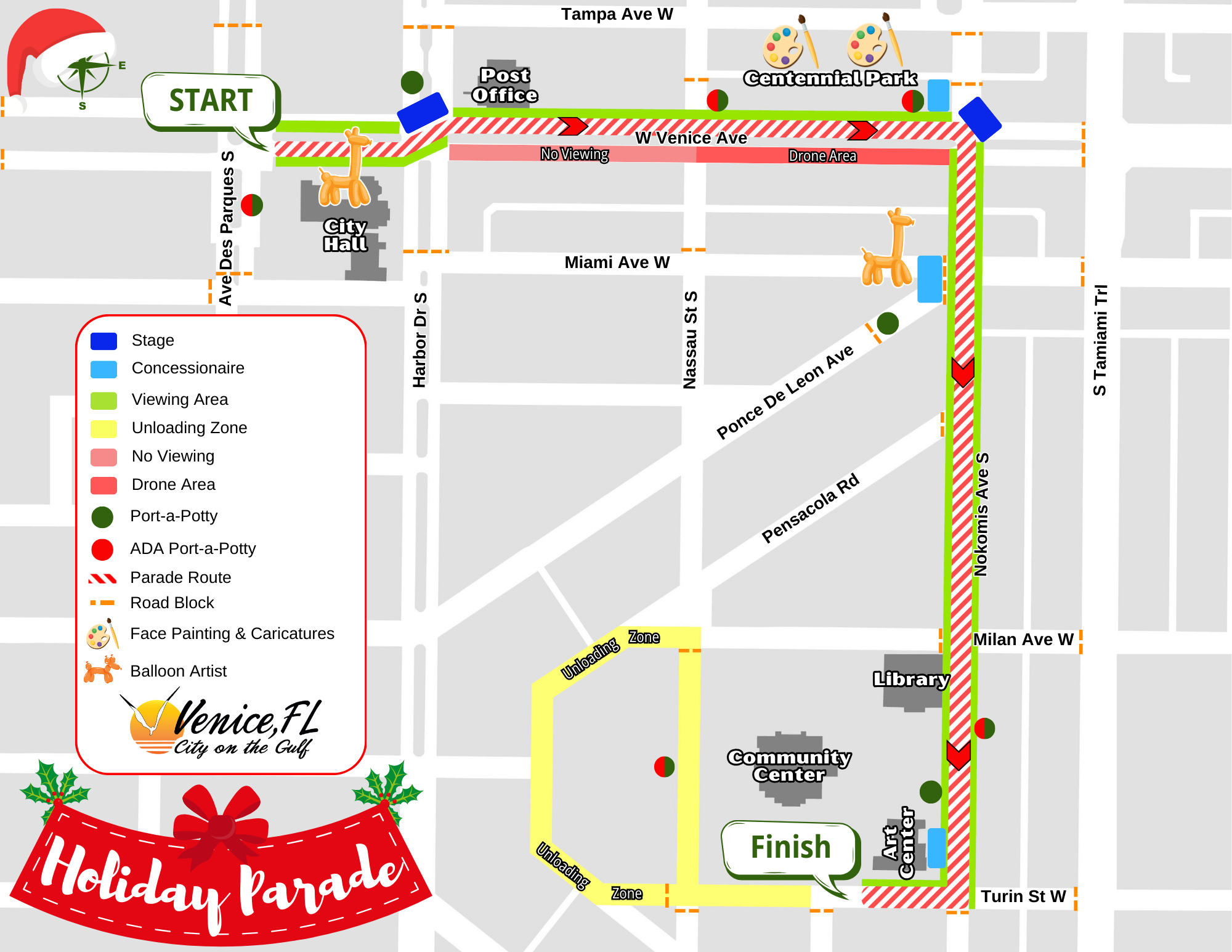 Parade Route Website