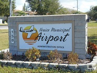 Venice Municipal Airport Sign 