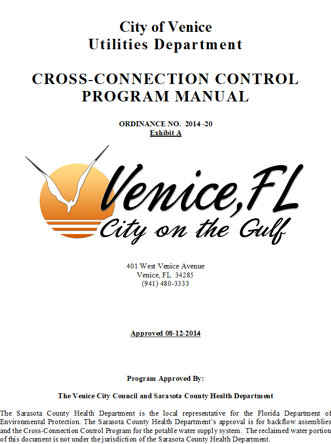 Cross Connection Control Manual