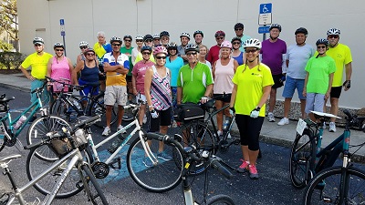 Venice bike ride participants February 2018