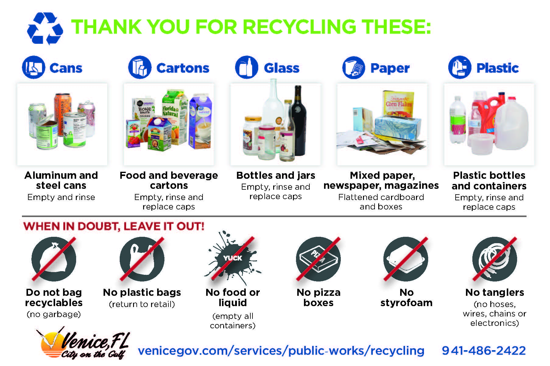 Recycling DOs and Don'ts