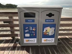 Fishing Pier Recycling Bins 11.13.19