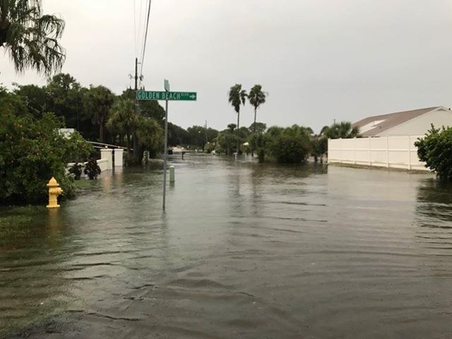 Golden Beach flooding 2017