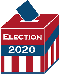 2020 ballot box election graphic