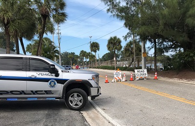 Jetty closed with police unit