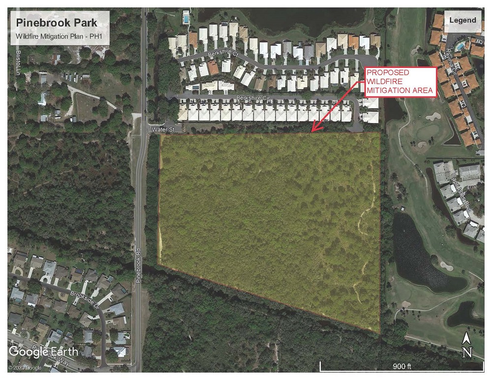 Map - Pinebrook Wildfire Mitigation 1.19.2021