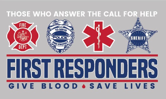 First Responders blood drive