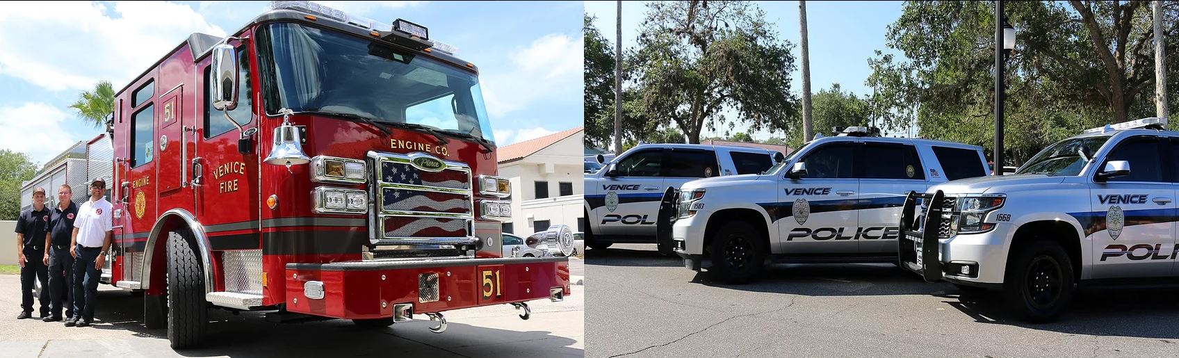 City of Venice first responder vehicles