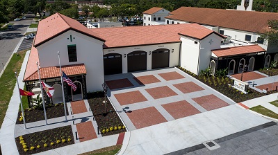 Fire Station 1-City Hall aerial 2022