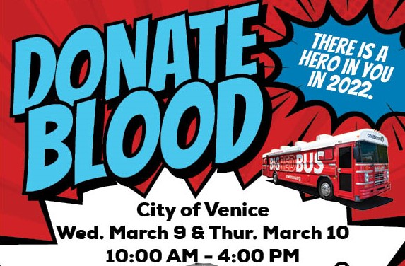 Blood drives March 2022