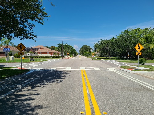 Barcelona Ave. striping 8.17.22