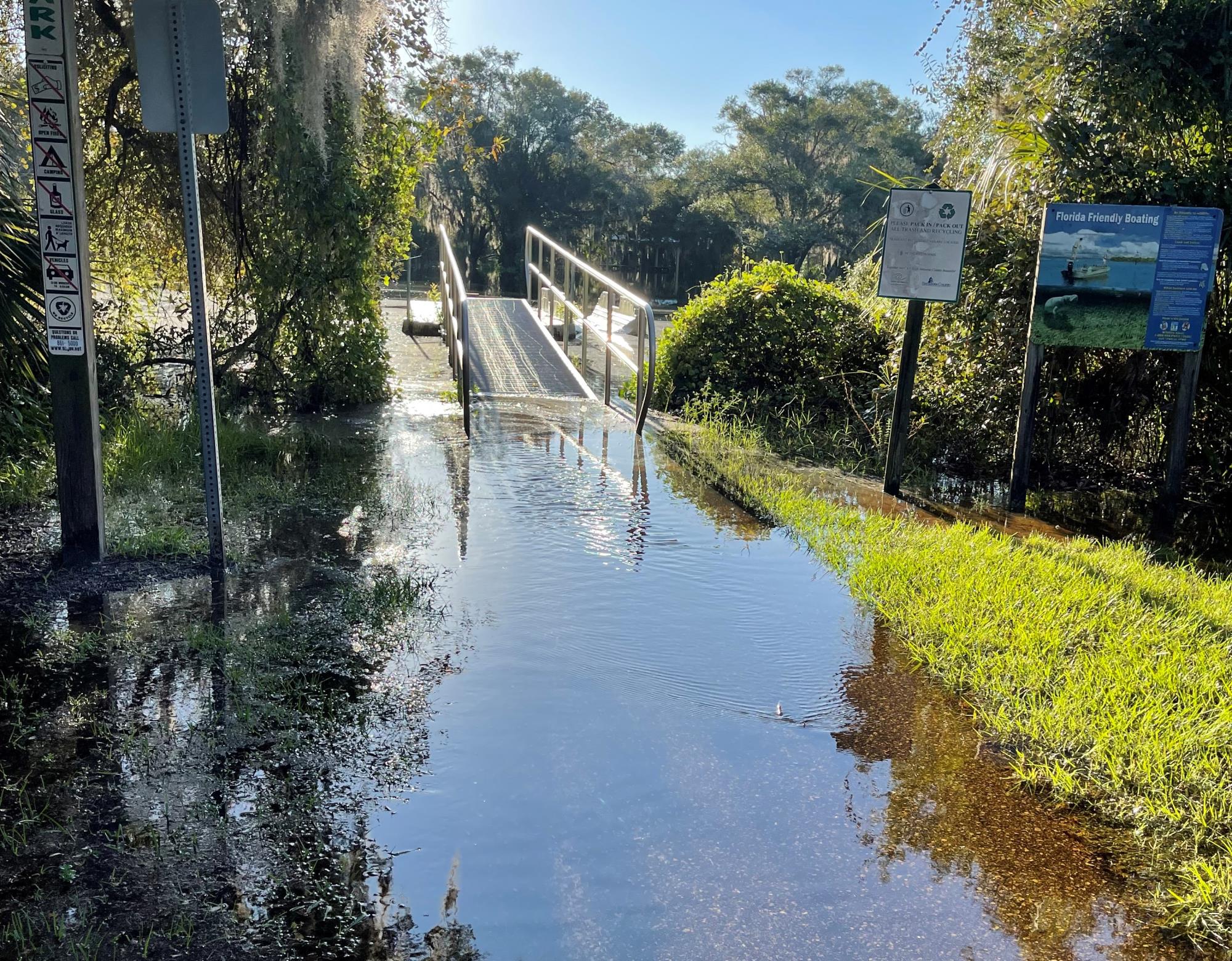 Venice Myakka River Park flooding 9.9.2022