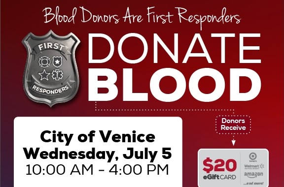 City Hall blood drive 7.5.23 graphic