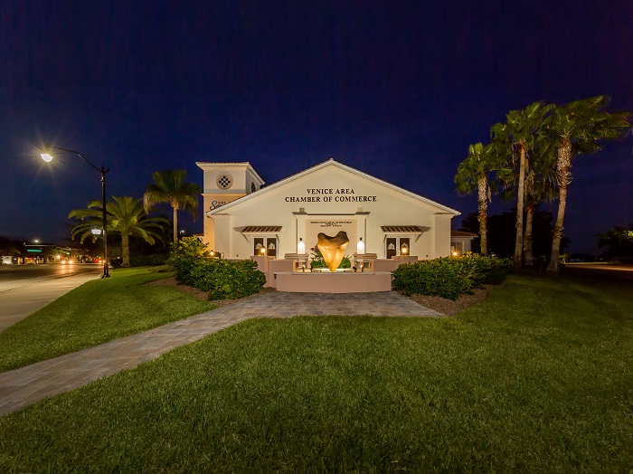 Venice Chamber Building at Night 2023