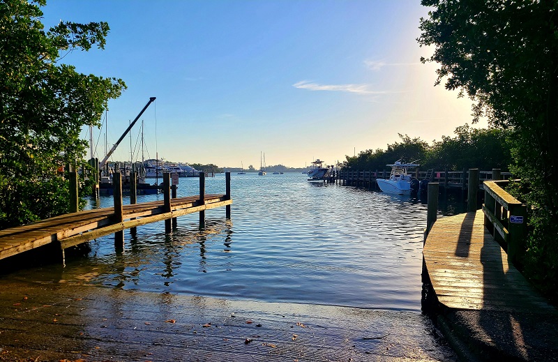 Higel Marine Park with sunlight